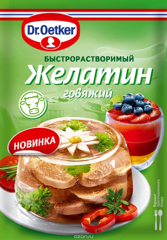 желатин пищевой